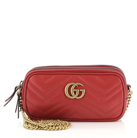 gucci marmont triple zip bag|what makes Gucci Marmont bag.